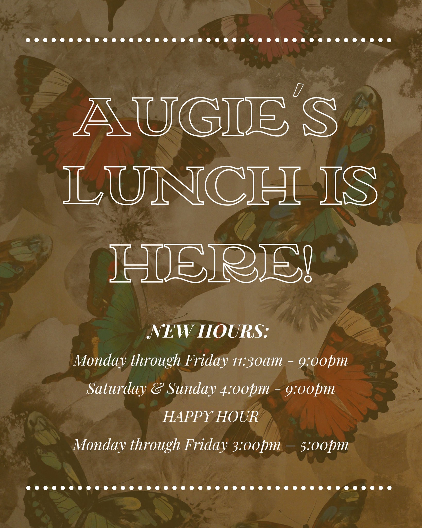 That's right, folks! Time to get your French on with our newly expanded hours! 🐌✨ We can't wait to see our booths bustling with the lively buzz of Downtown Santa Rosa by day.
Reservations available by phone and OpenTable, walkins always welcome! ❤