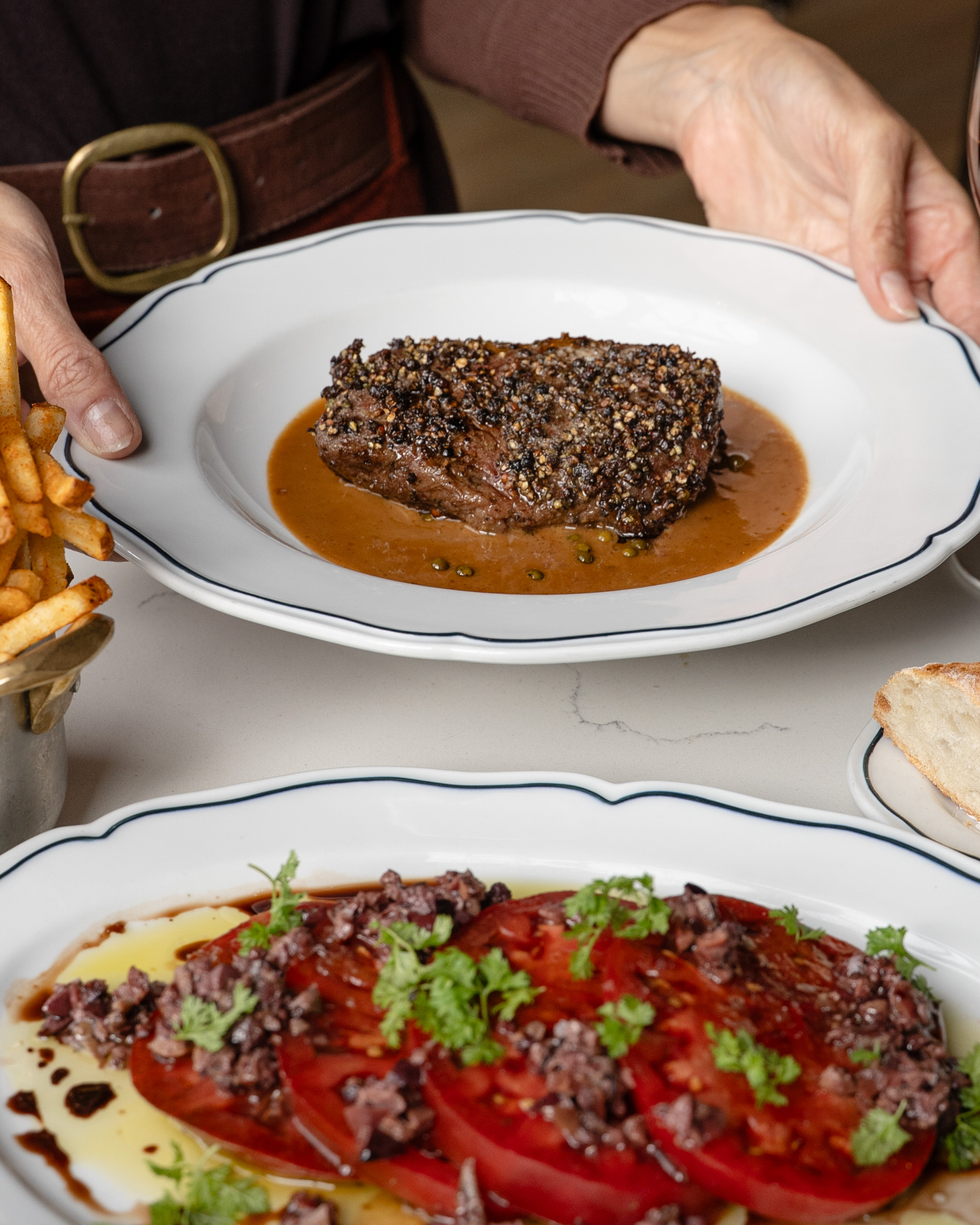 🥩🇫🇷 We’re celebrating France’s National Steak au Poivre Day all week long at Augie’s French! Our special features an 8oz Wagyu Zabuton, peppercorn-crusted and served with frites, plus an optional local wine pairing to make it just right for the season. Cozy weather calls for classics like this — and we’ll be celebrating French food holidays all year long.
Join us for lunch Monday–Friday 11:30–9 with happy hour from 3–5, or for dinner on Saturday and Sunday from 4–9. Santé! ❤️🐌
📸: @savery.media