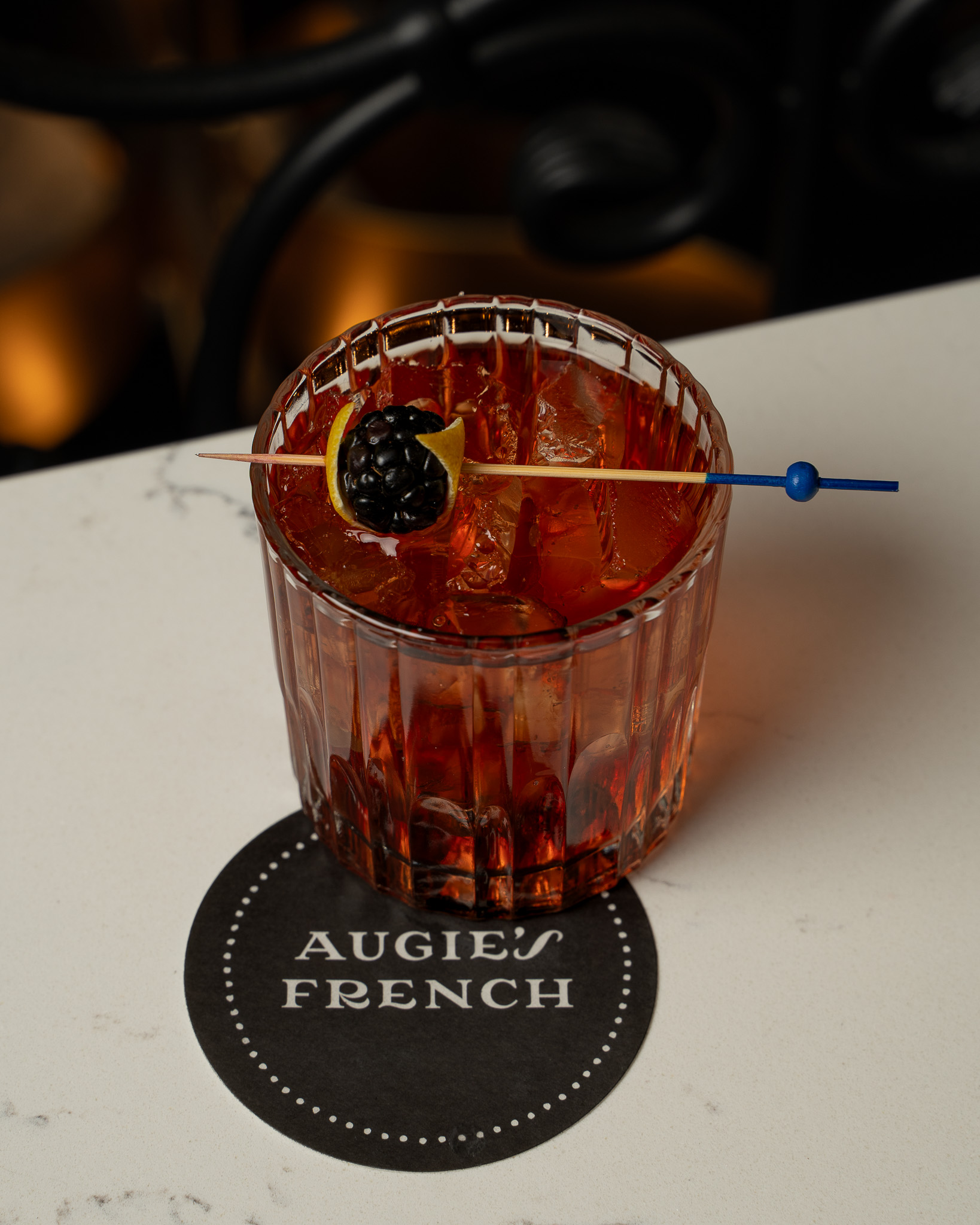 A little French twist on a classic. Cognac Park VS, cassis, and orange bitters. Rich, bold, and perfect for your next night downtown.
.
.
.
.
.
.
.
.
📸: @savery.media