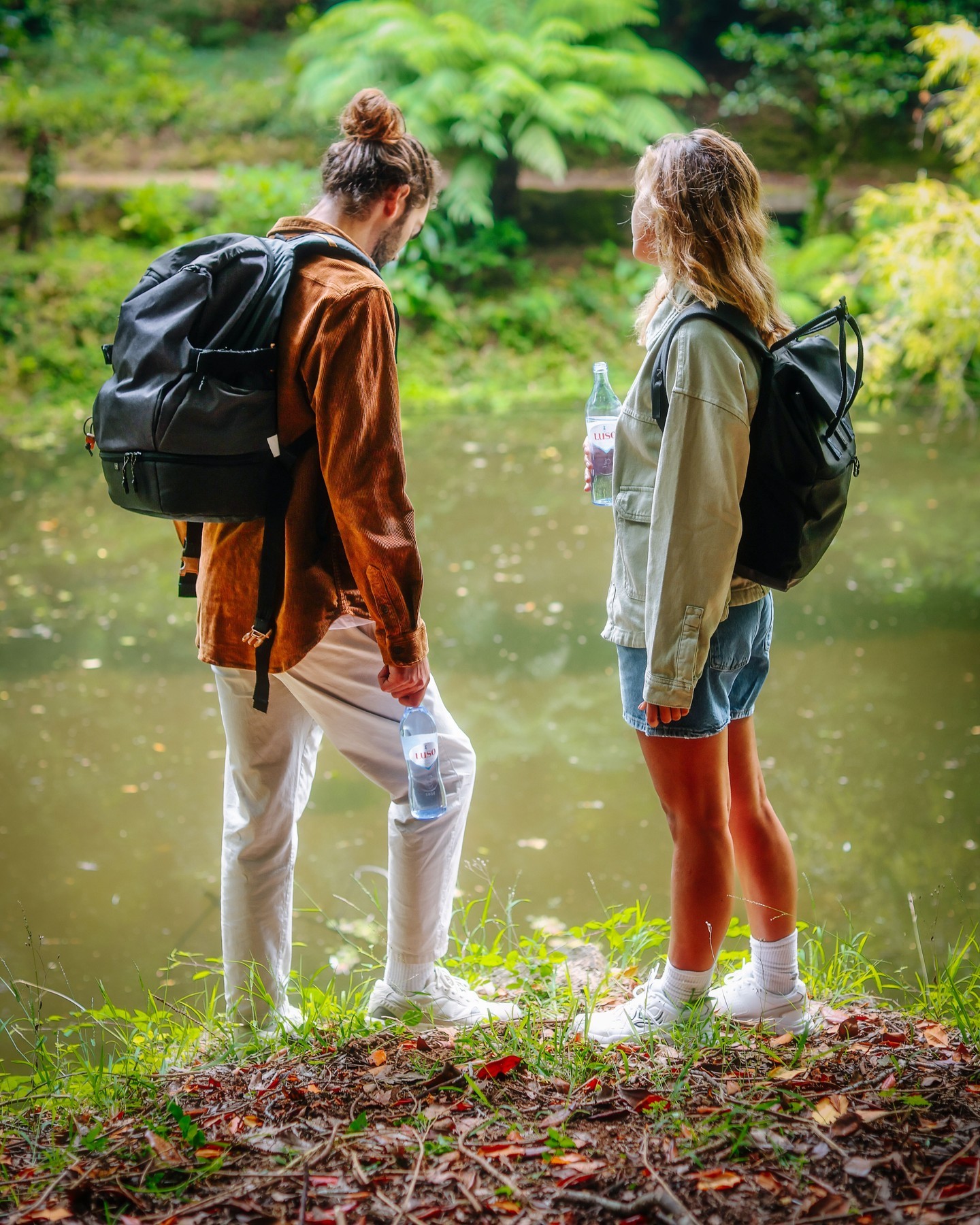 Em cada gota, um sussurro de equilíbrio. 🌿 ​#luso #aguadeluso​