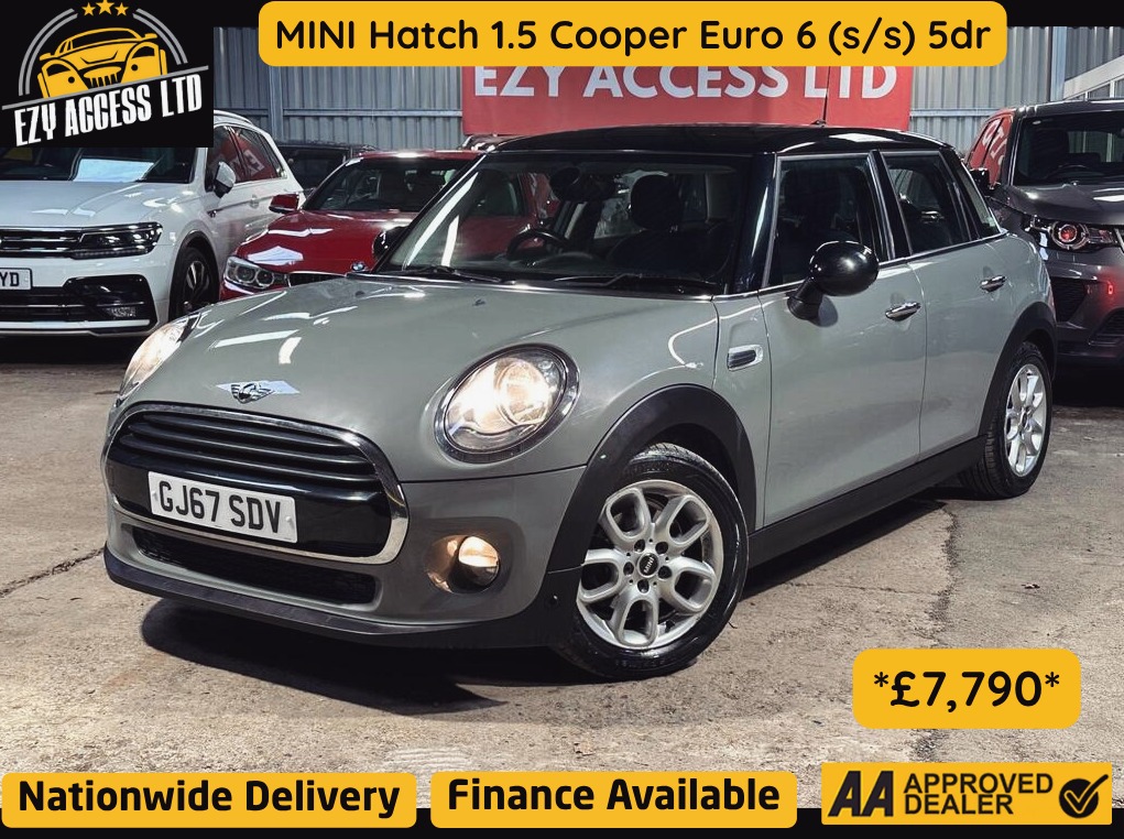 2025 ~MINI Hatch 1.5 Cooper Euro 6 (s/s) 5dr. A very well-maintained vehicle presented in Grey. ~The car is ULEZ Compliant with only 2 previous owners and a full service history. ~It includes 16inch Alloy Wheels, 7KN PEPPER Pack, Keyless Start, Start/Stop, Traction Control, Tyre Pressure Warning System, Air Conditioning, Climate Control, Electric Windows, Sport Leather Steering Wheel, AUX/USB Connection, DAB, MINI Navigation System, Visual Boost Radio, Bluetooth, Isofix, and many more extras and luxurious features to maximise comfort. photo